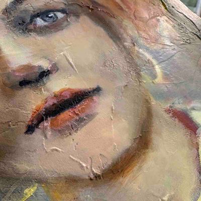Attitude (II), 30x30 maleri