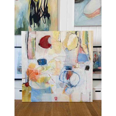 Tulips, 90x90 maleri