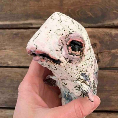 Hval, hengende tak-skulptur 19 cm (H-011)