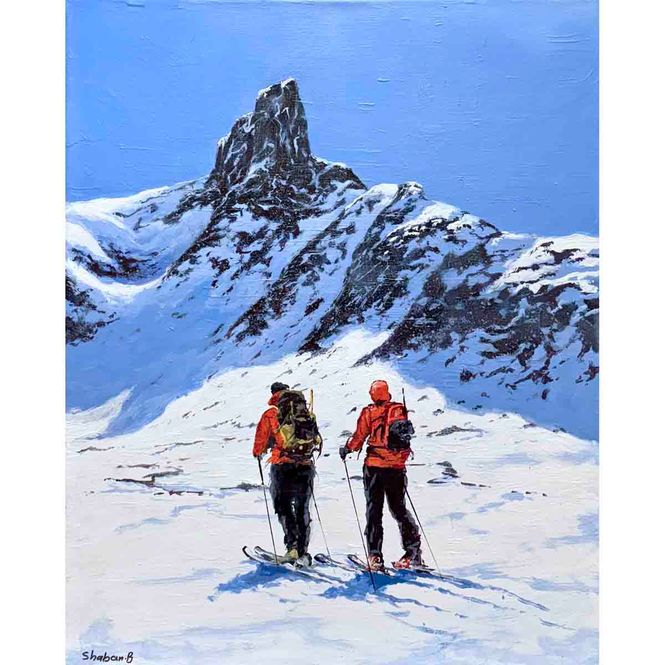 Hovedbilde Isfjorden, 40x50 maleri