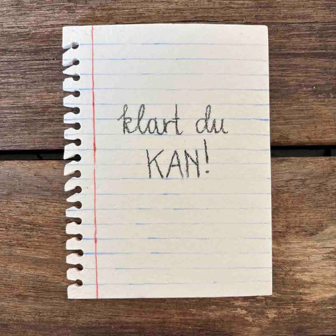 Hovedbilde Notat - klart du kan, skulptur vegg ca 13.5x10