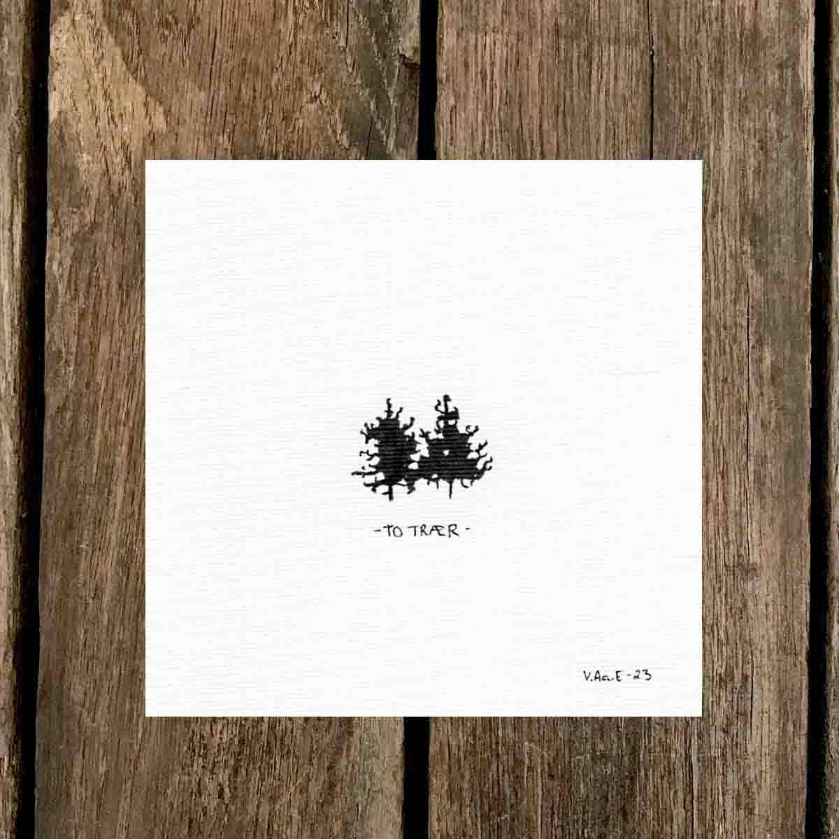 To trær, 12x12 original 