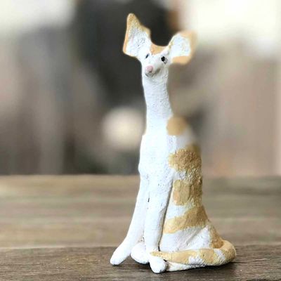 Katt stripete, skulptur 11.5 cm
