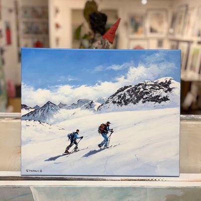 Jotunheimen, 40x50 maleri