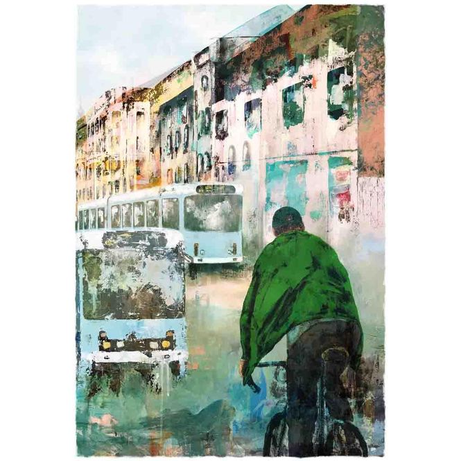 Hovedbilde Byens puls (50x70cm) DGA