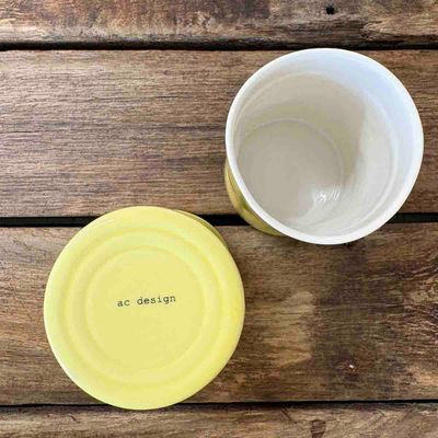 May the coffee be with you, krus porselen 10 cm (lysegul)