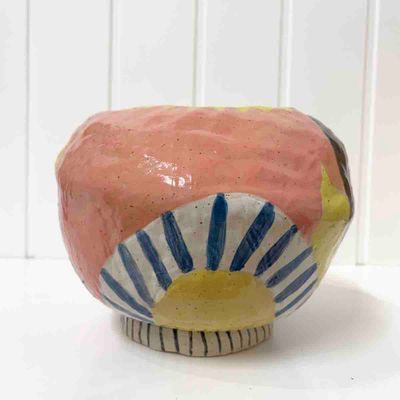 Vase, keramikk 18x24 cm