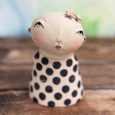 Lykkefnugg, skulptur ca 16 cm (07)