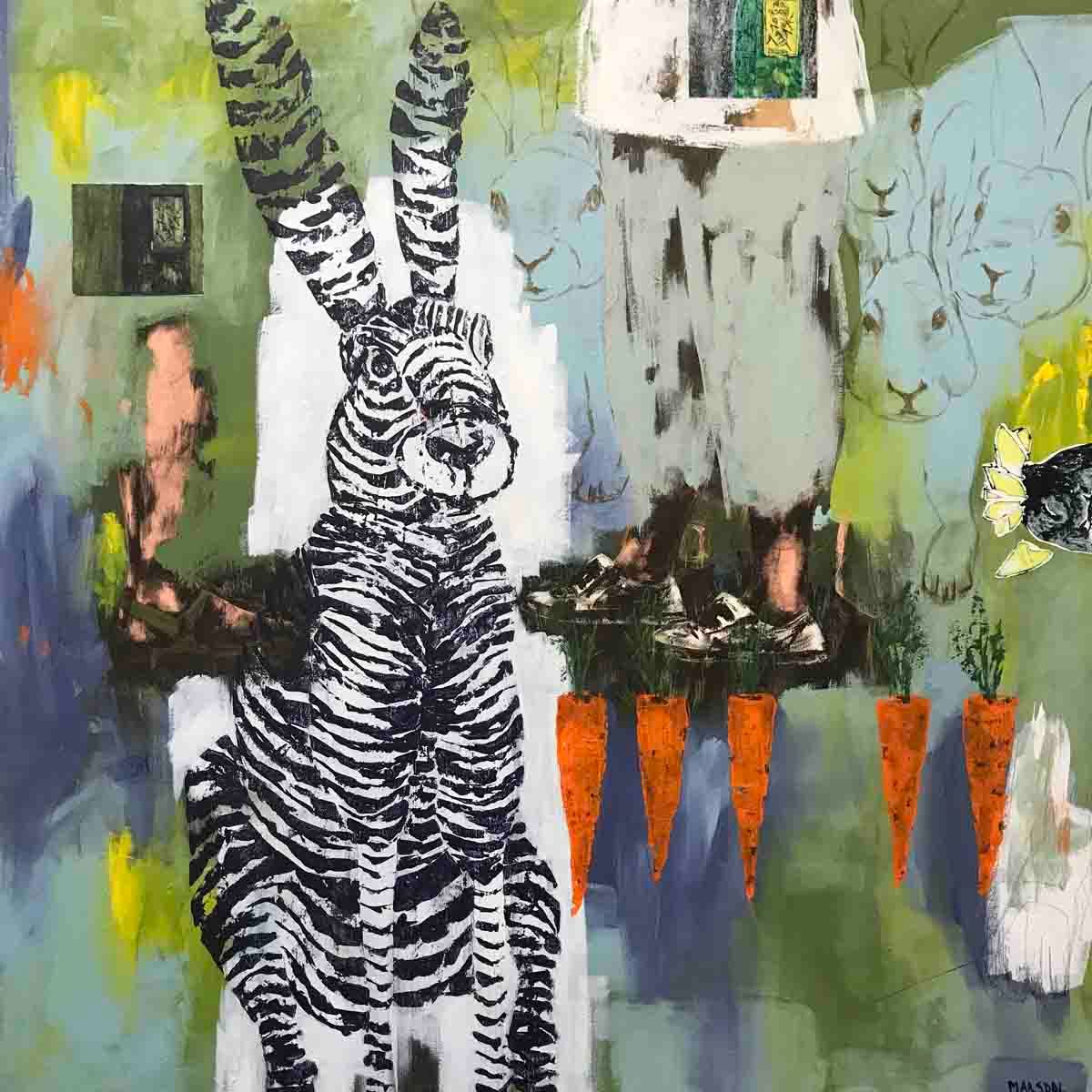 Secret garden activities, 100x100 maleri