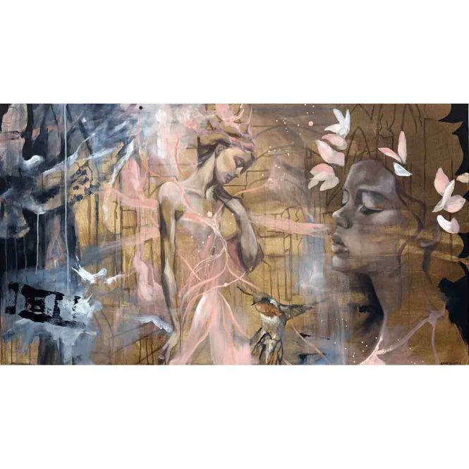 Hovedbilde Calm inside, 120x70 maleri