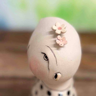 Lykkefnugg, skulptur ca 16 cm (10)