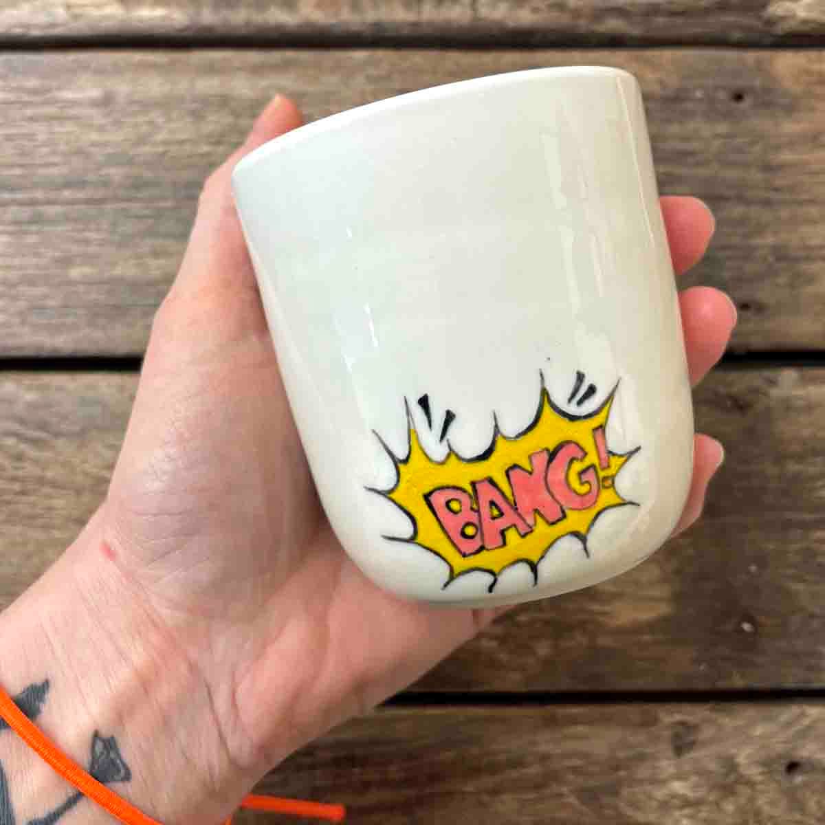 BANG, krus porselen 9.5 cm (R)