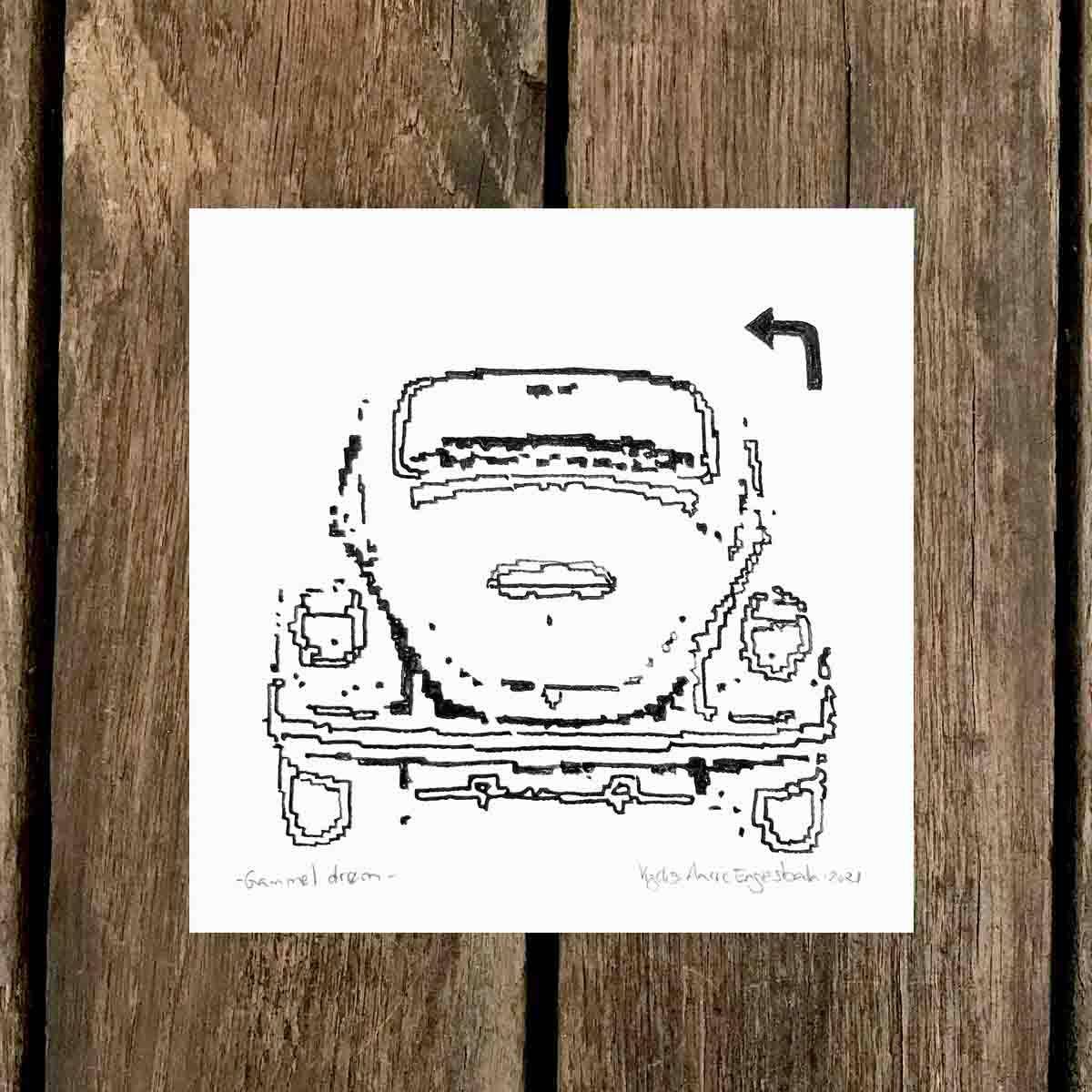 Gammel drøm, 12x12 original