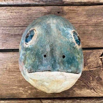 Fisk, skulptur vegg (F-2012)